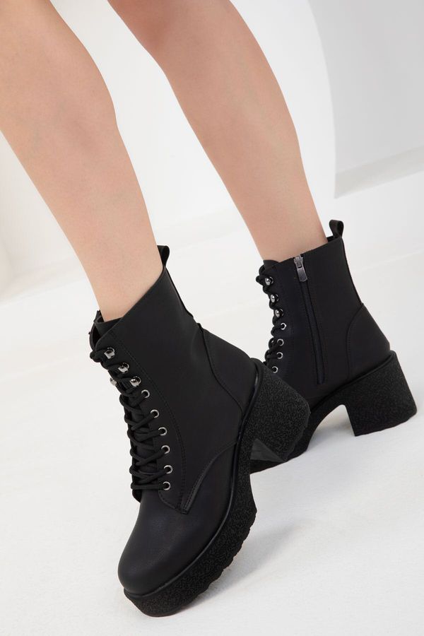 Soho Soho Black Matte Women's Boots & Booties 20009