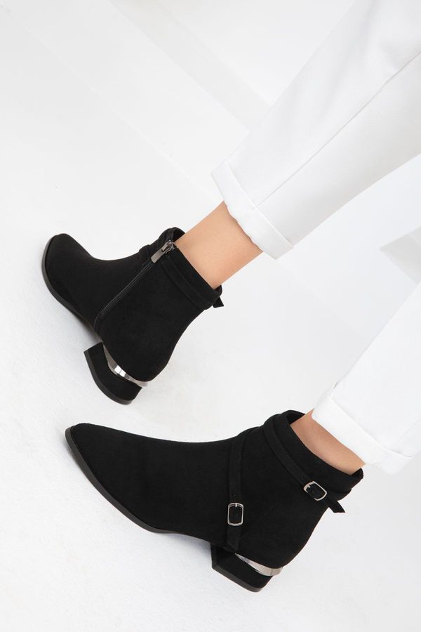 Soho Soho Black Suede Women's Boots & Bootie 19728