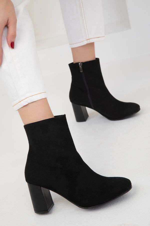 Soho Soho Black Suede Women's Boots & Bootie 19749