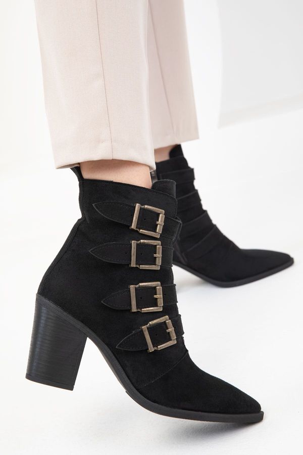 Soho Soho Black Suede Women's Boots & Bootie 19888