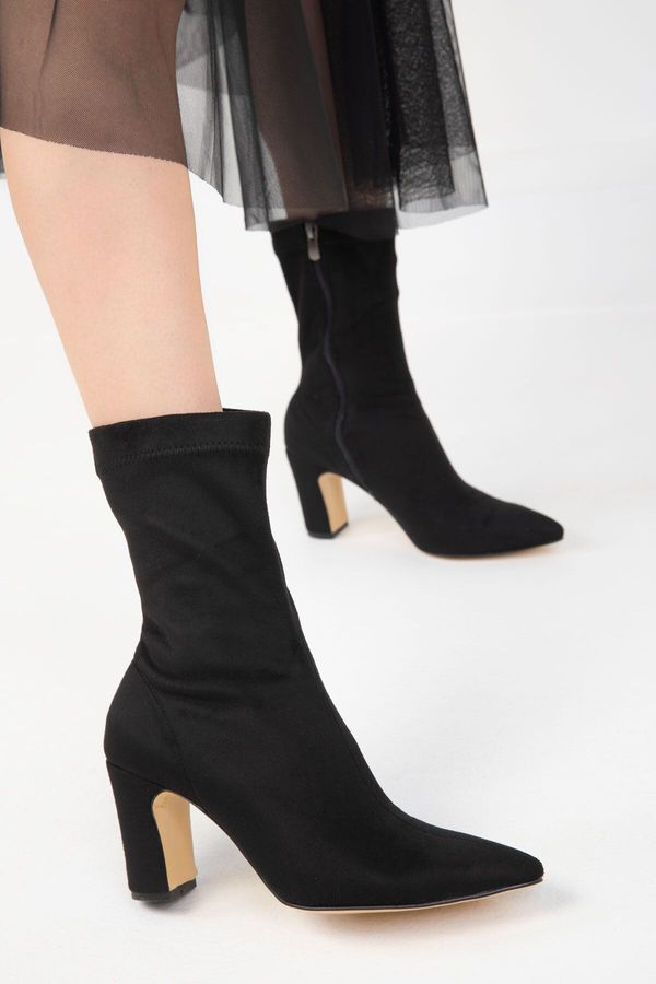 Soho Soho Black Suede Women's Boots & Bootie 19929