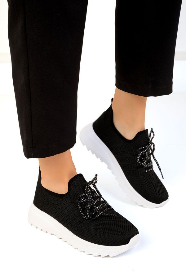 Soho Soho Black-White Women's Sneaker 19118