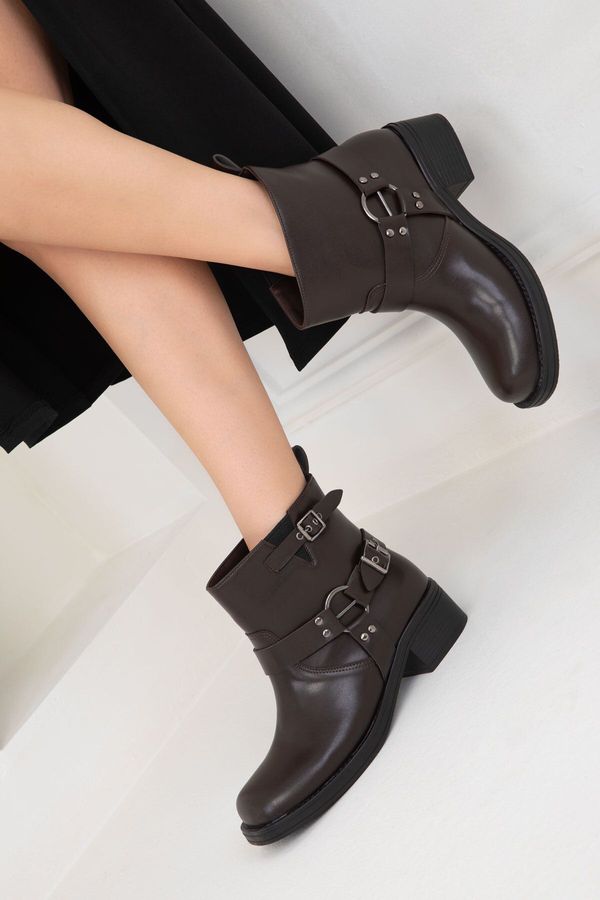 Soho Soho Coffee Matte Women's Boots & Bootie 19678