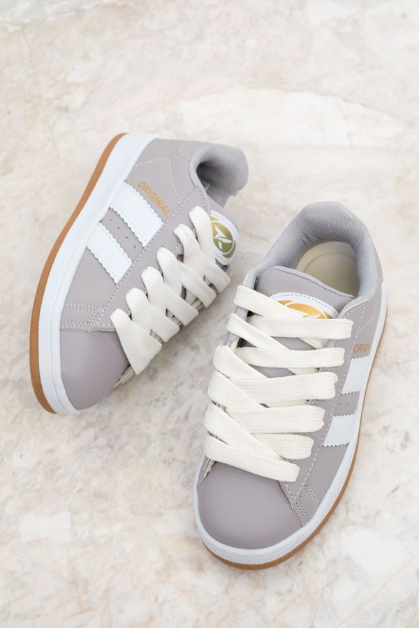 Soho Soho Gray-White Kids Sneaker 19610