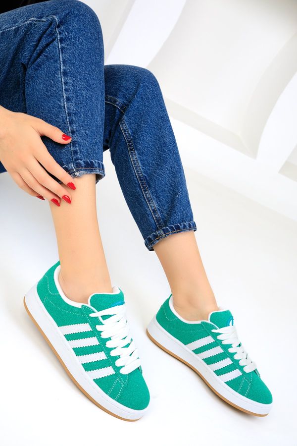 Soho Soho Green-White Unisex Sneakers 19000