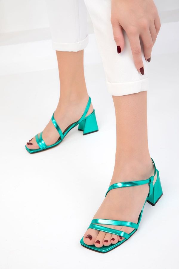 Soho Soho Green Women's Classic Heeled Shoes 18016