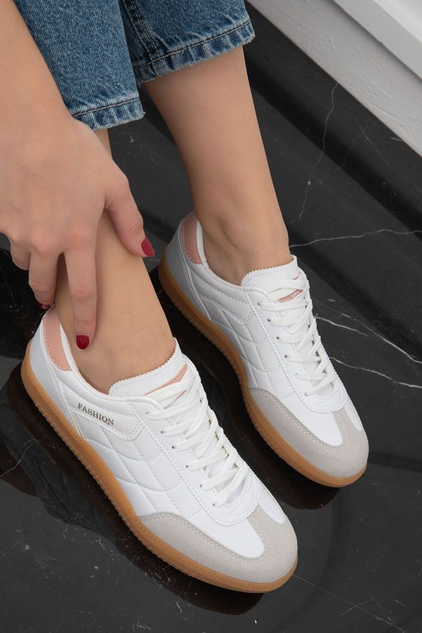 Soho Soho Ice-White-Powder Unisex Sneaker 19792