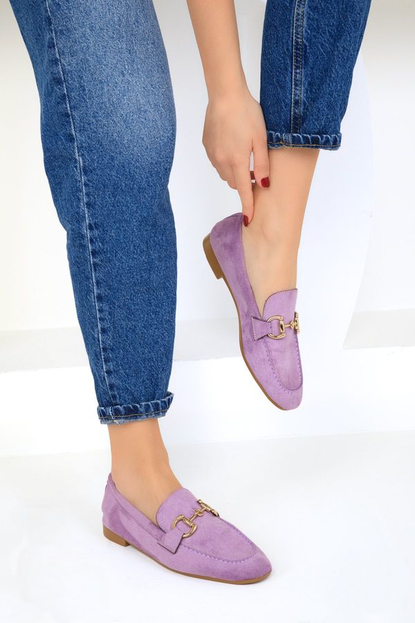 Soho Soho Lilac Suede Women's Flats 18930