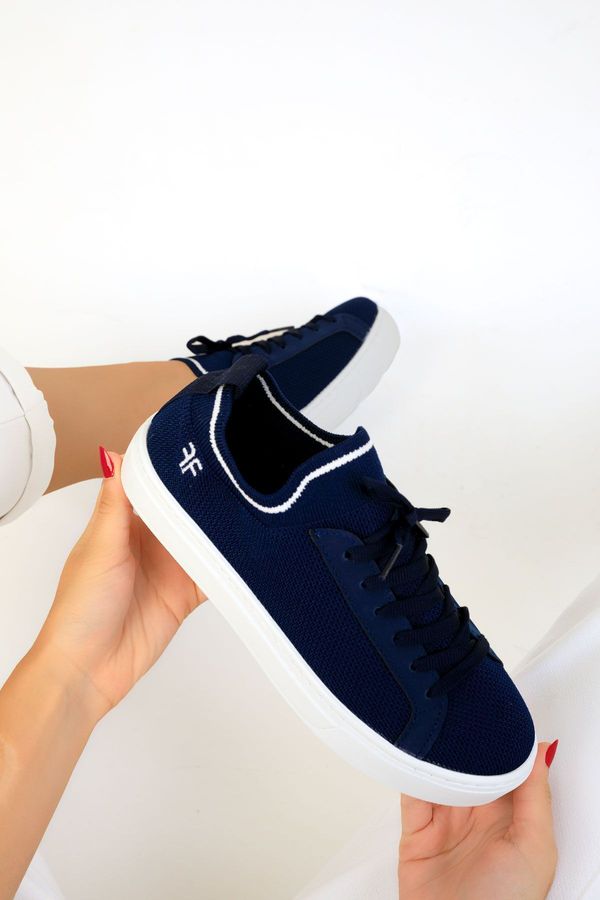 Soho Soho Navy Blue Unisex Sneakers 19149