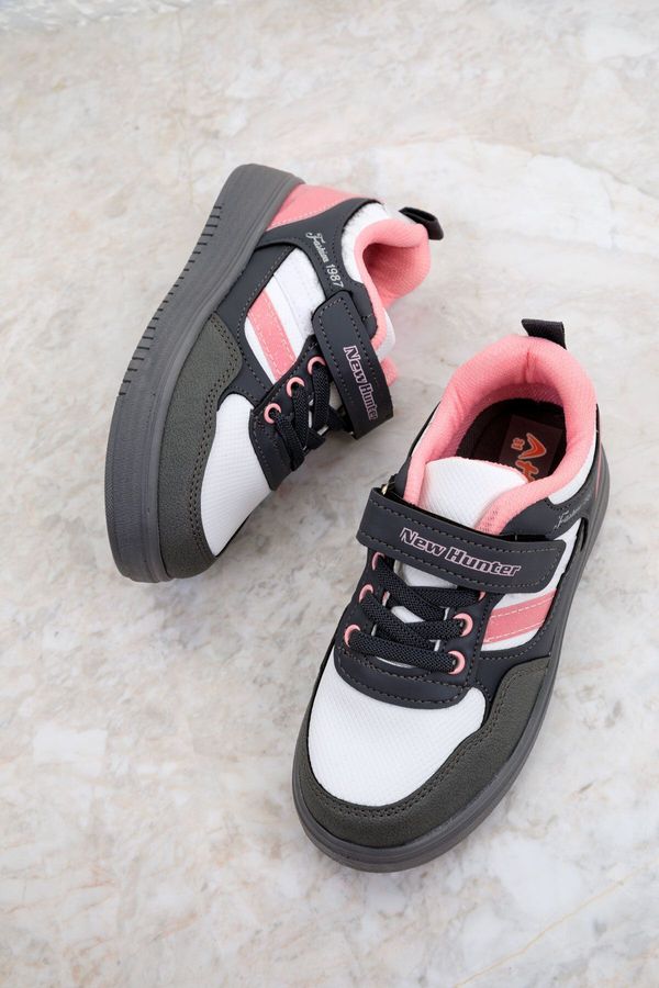 Soho Soho Smoke-White-Pink Kids Sneaker 19612