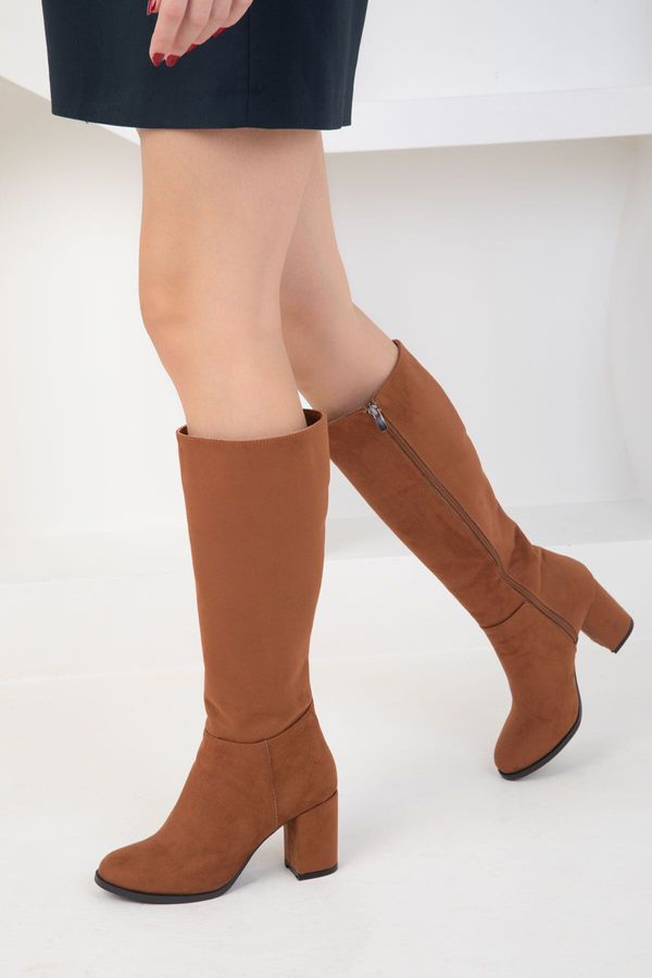 Soho Soho Tan Suede Women's Boots 17548