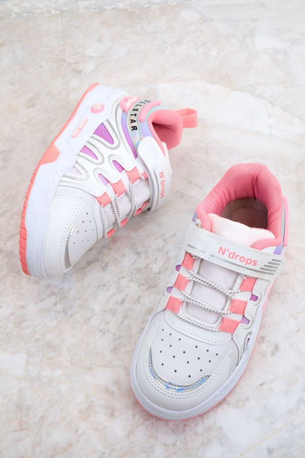 Soho Soho White-Pink-Lilac Kids Sneaker 19609