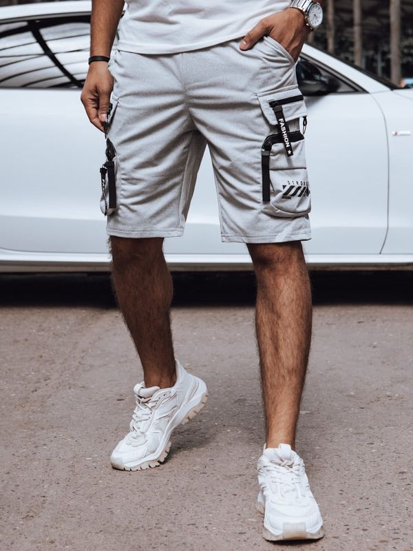 DStreet Spodenki męskie dresowe bojówki szare Dstreet