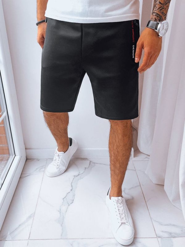 DStreet Spodenki męskie dresowe czarne Dstreet