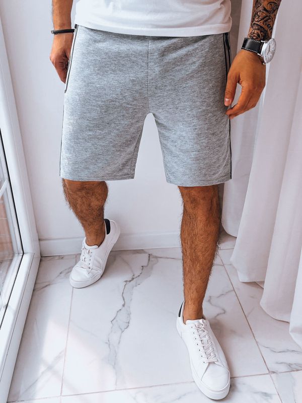 DStreet Spodenki męskie dresowe jasnoszare Dstreet