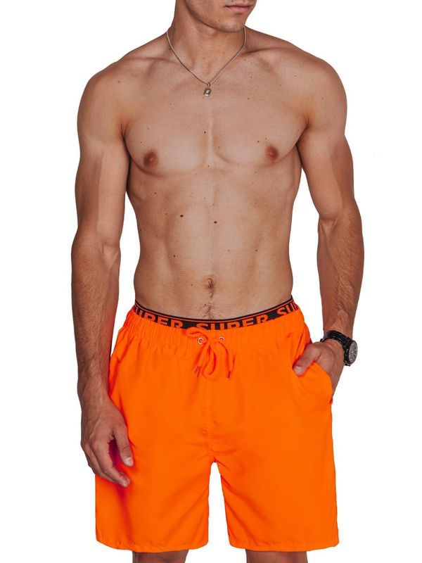 DStreet Spodenki męskie pomarańczowe Dstreet