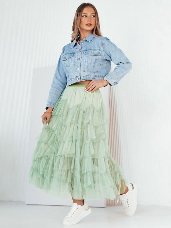 DStreet Spódnica tiulowa MILANI miętowa Dstreet
