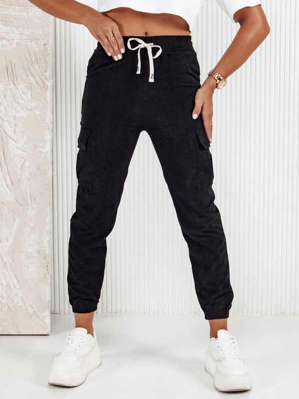 DStreet Spodnie damskie CHICCORD czarne Dstreet