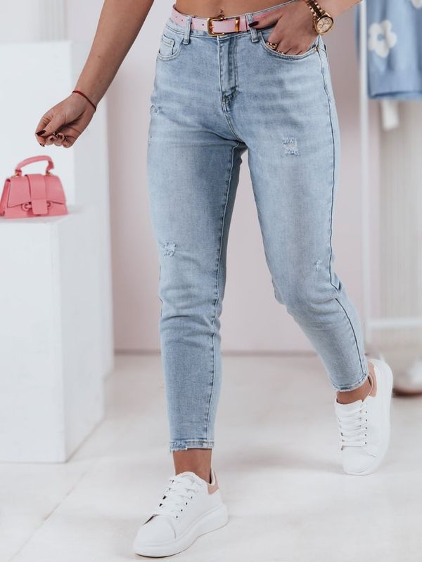 DStreet Spodnie damskie jeansowe skinny BLUEFLAIR Dstreet