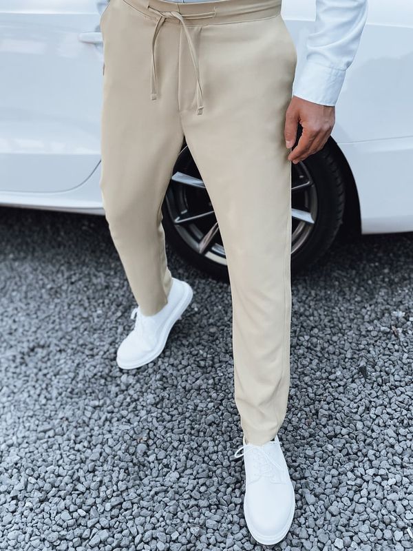 DStreet Spodnie męskie beżowe Dstreet