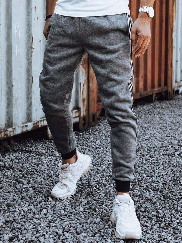 DStreet Spodnie męskie dresowe antracytowe Dstreet