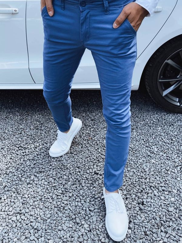 DStreet Spodnie męskie niebieskie Dstreet