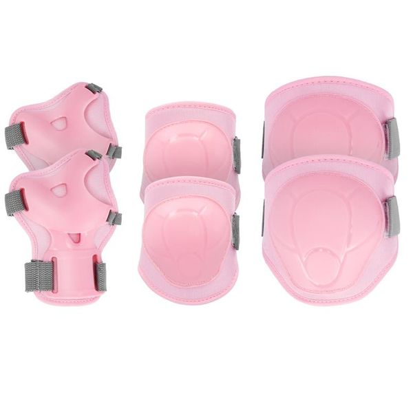 Spokey Spokey BUFFER II - 3-dielna set of children's protectors, pink, veľ. M