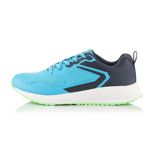 ALPINE PRO Sport running shoes with antibacterial insole ALPINE PRO NAREME neon atomic blue