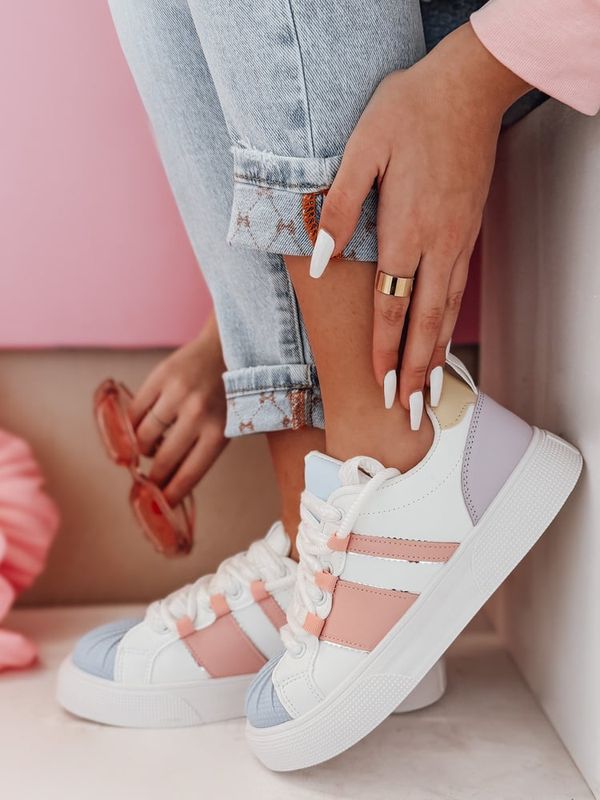 DStreet Sportowe sneakersy damskie SNEAKI wielokolorowe Dstreet