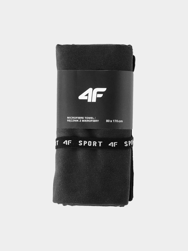 4F Sports Quick Drying Towel L (80 x 170 cm) 4F - Black