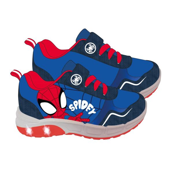 SPIDEY SPORTY SHOES PVC SOLE WITH LIGHTS SPIDEY