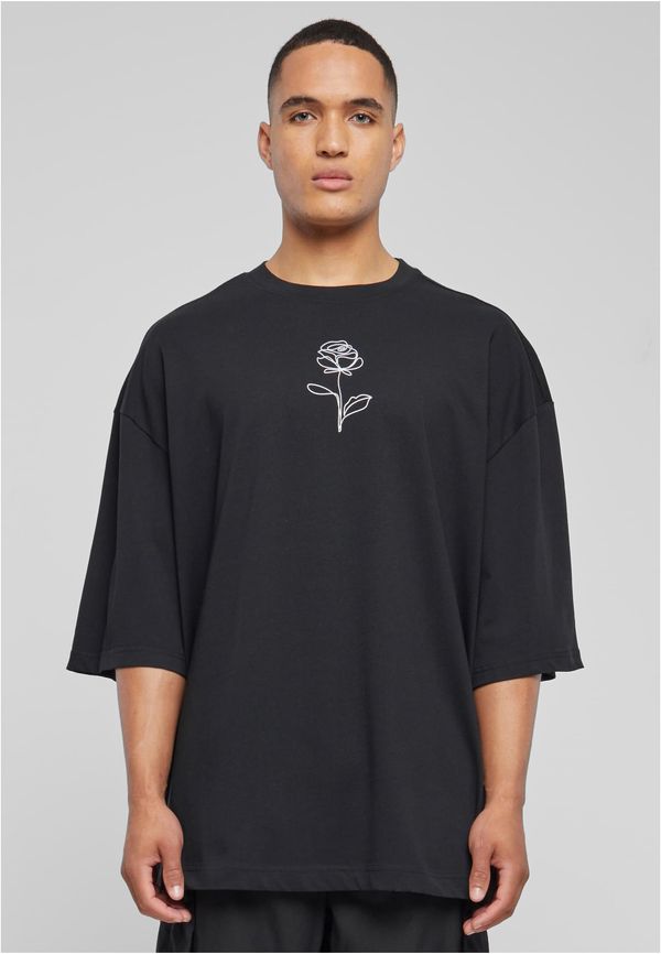 Merchcode Spring - Rose HugeSpring - Rose Huge Tee Black