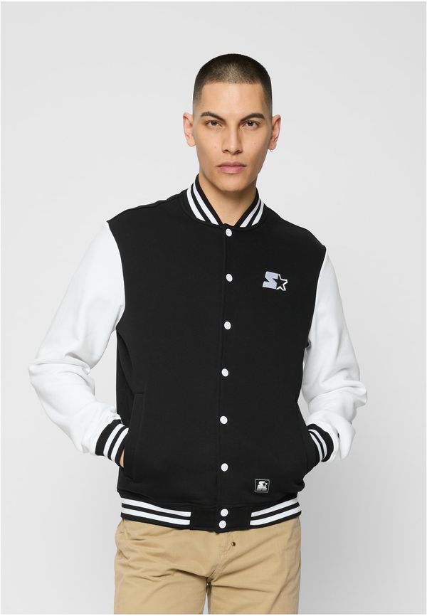 Starter Black Label Starter College Fleece Jacket Black/White