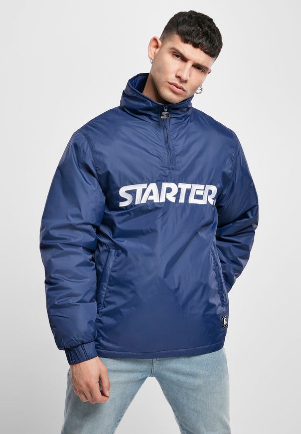 Starter Black Label Starter Logo Half Zip Jacket Blue Night