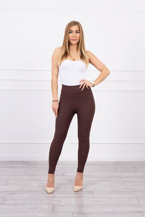 Kesi Striped leggings trousers brown