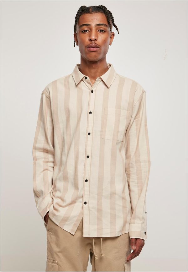 Urban Classics Striped union shirt beige/softseagrass