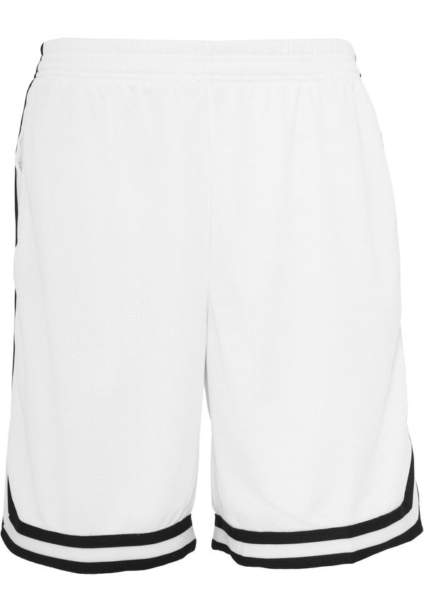 UC Men Stripes Mesh Shorts whtblkwht