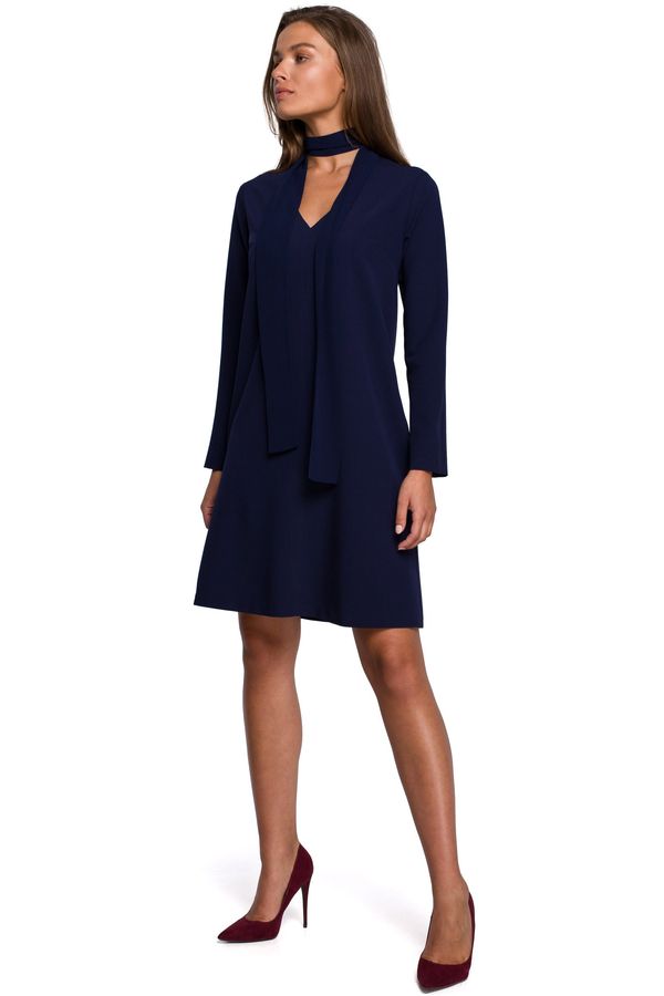 Stylove Stylove Woman's Dress S233 Navy Blue