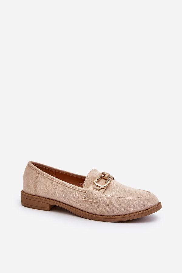 Kesi Suede Women's Flat Loafers Beige Misal