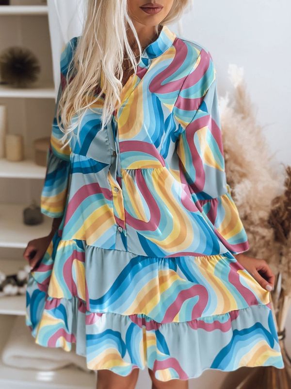 DStreet Sukienka BRANTONA błękitna Dstreet