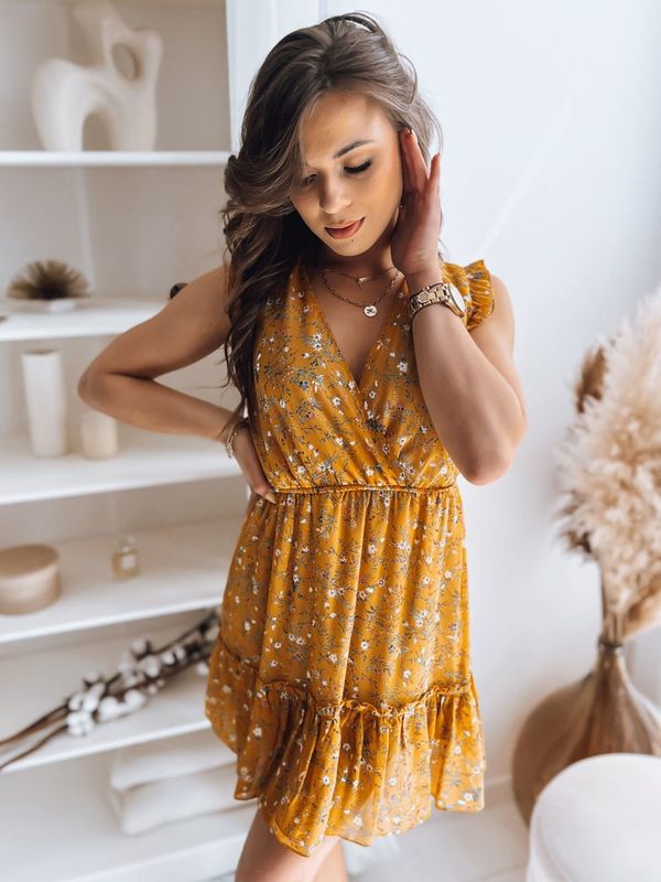 DStreet Sukienka RAFAELLA pomarańczowa Dstreet