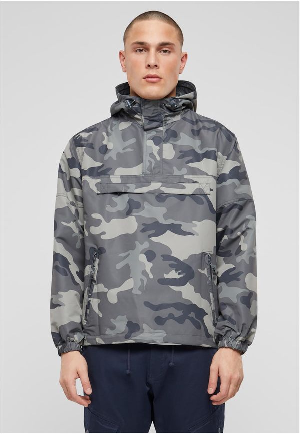 Brandit Summer Pull Over Jacket Grey Camo