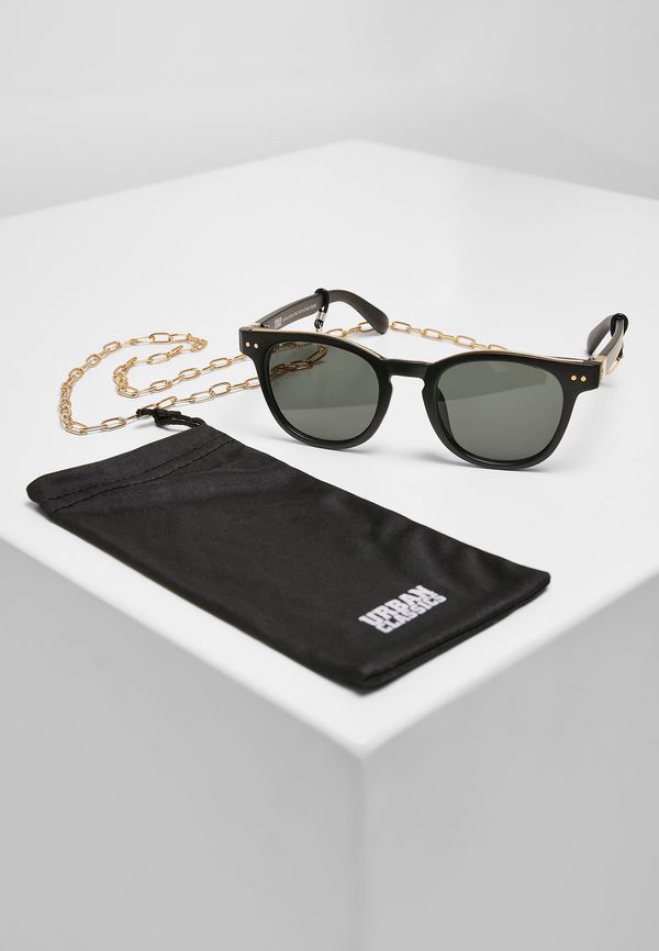 Urban Classics Accessoires Sunglasses Italy with chain black/gold/gold