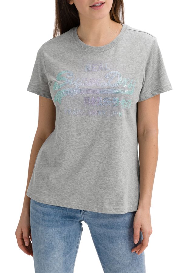 Superdry Superdry T-Shirt Vl Stitch Sequin Entry Tee - Women's