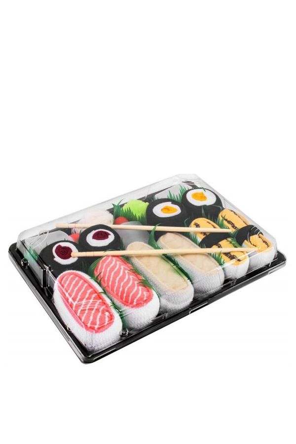 Kesi Sushi socks Rainbow socks 5 pairs: Butter fish Tamago Salmon Maki