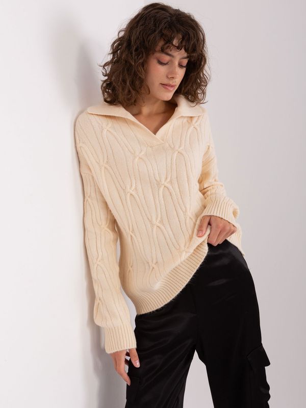 Wool Fashion Italia Sweater-AT-SW-2349-2.27-light beige
