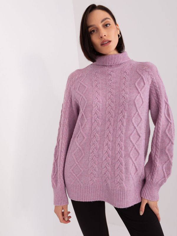 Wool Fashion Italia Sweater-AT-SW-2355-2.19P-Light Purple