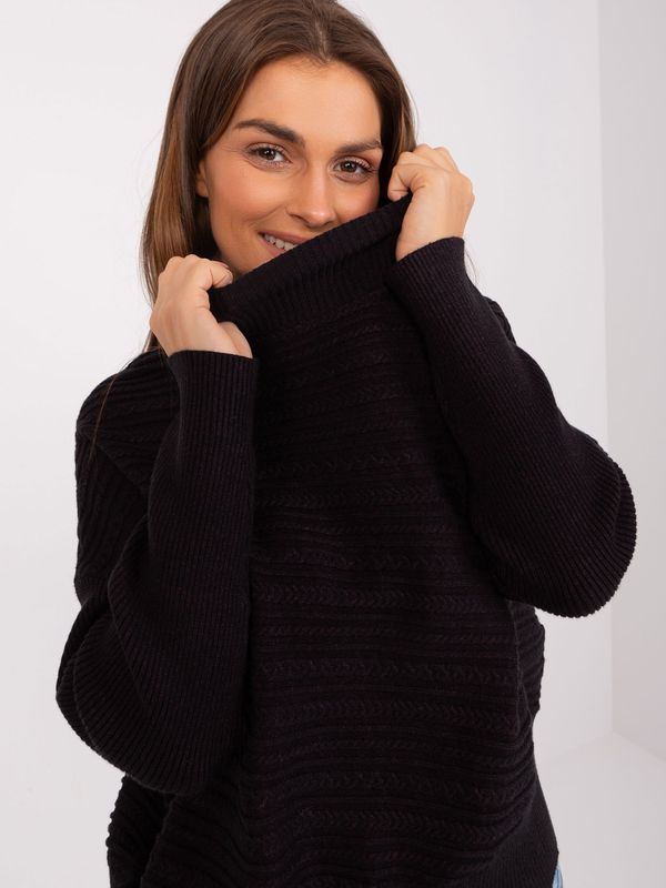 Wool Fashion Italia Sweater-AT-SW-2368.36X-Black