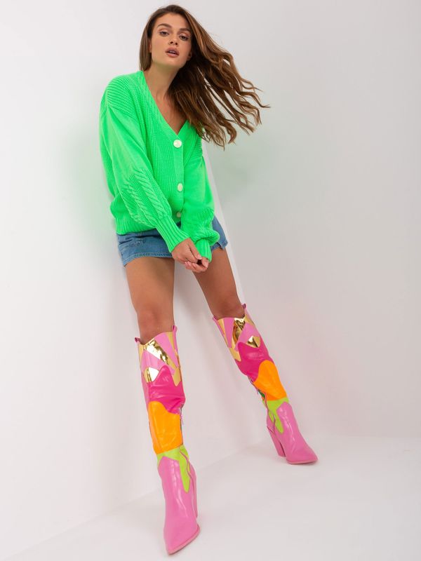 BADU Sweater-BA-SW-8014.17P-fluo green