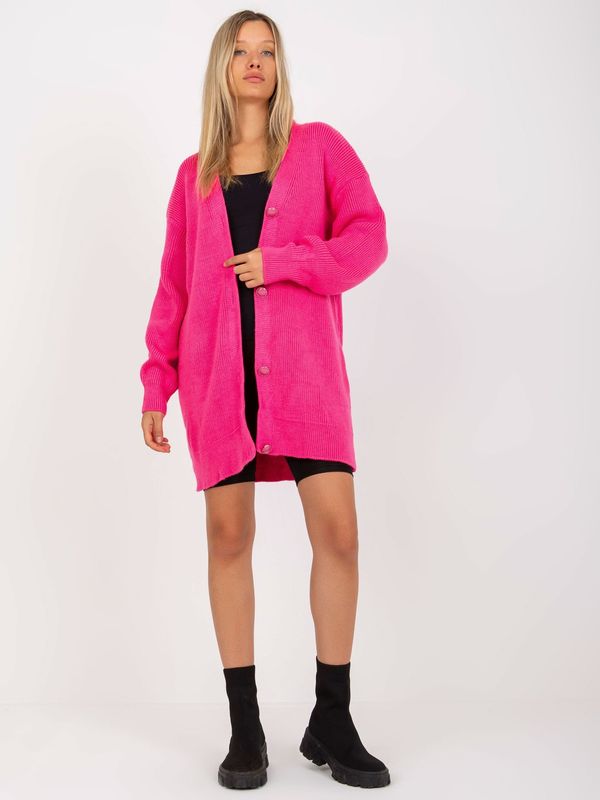 RUE PARIS Sweater-LC-SW-0267.06X-fluo pink